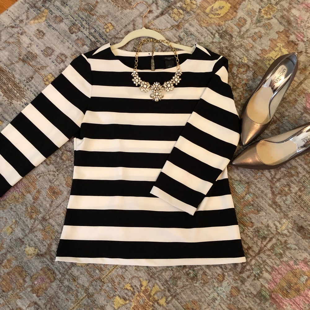 Ann Taylor striped blouse